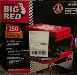 Big Red Mechanic Seat