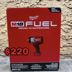 Milwaukee M18 FUEL 1/2" High Torque Impact Wrench w/ Friction Ring 2967-20 (Tool-Only)
