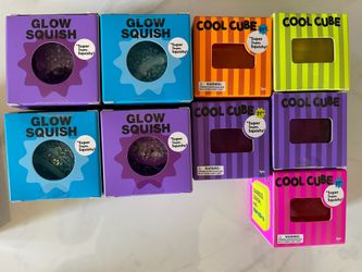 J'adore Squish Toys - GLOW SQUISH, Donut, Cool Cube, Diamond