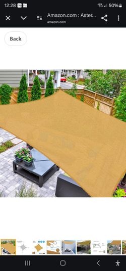 Shade Canopy and Aluminum Poles