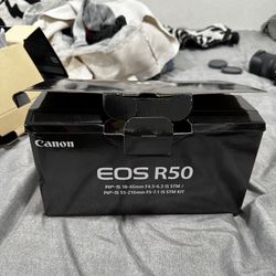 Canon EOS R50 with Kit Lens (extra batteries) 