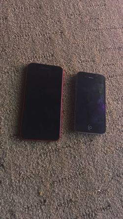 2 older iPhones they are both locked
