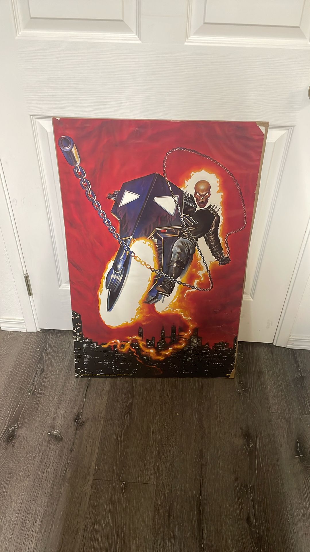1992 Marvel Poster Ghostrider
