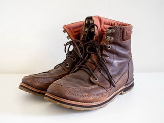The North Face Bridgeton PrimaLoft Leather Boots — Men's 10.5 Brown