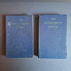 Vintage Bluejackets Manual 15th Ed. Set Of 2 - 1957, 1959 US Navy
