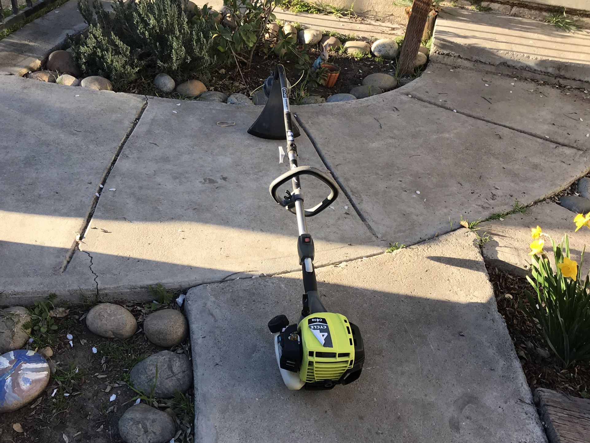 Ryobi 4 Cycle Weed Trimmer No Mixing Gas Only Works Great