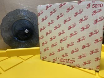 Princess House Fantasia Crystal Plates