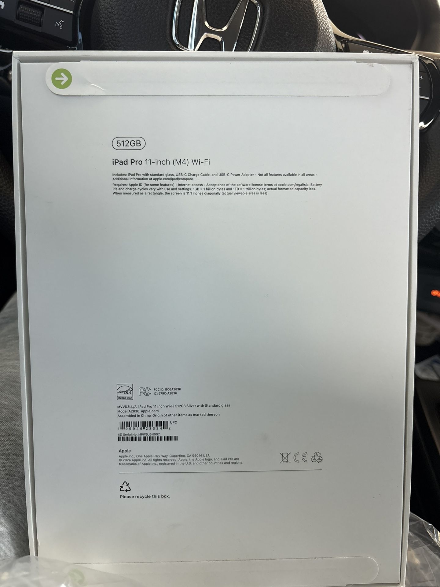 iPad Pro 13 Inch 256 GB (Black)