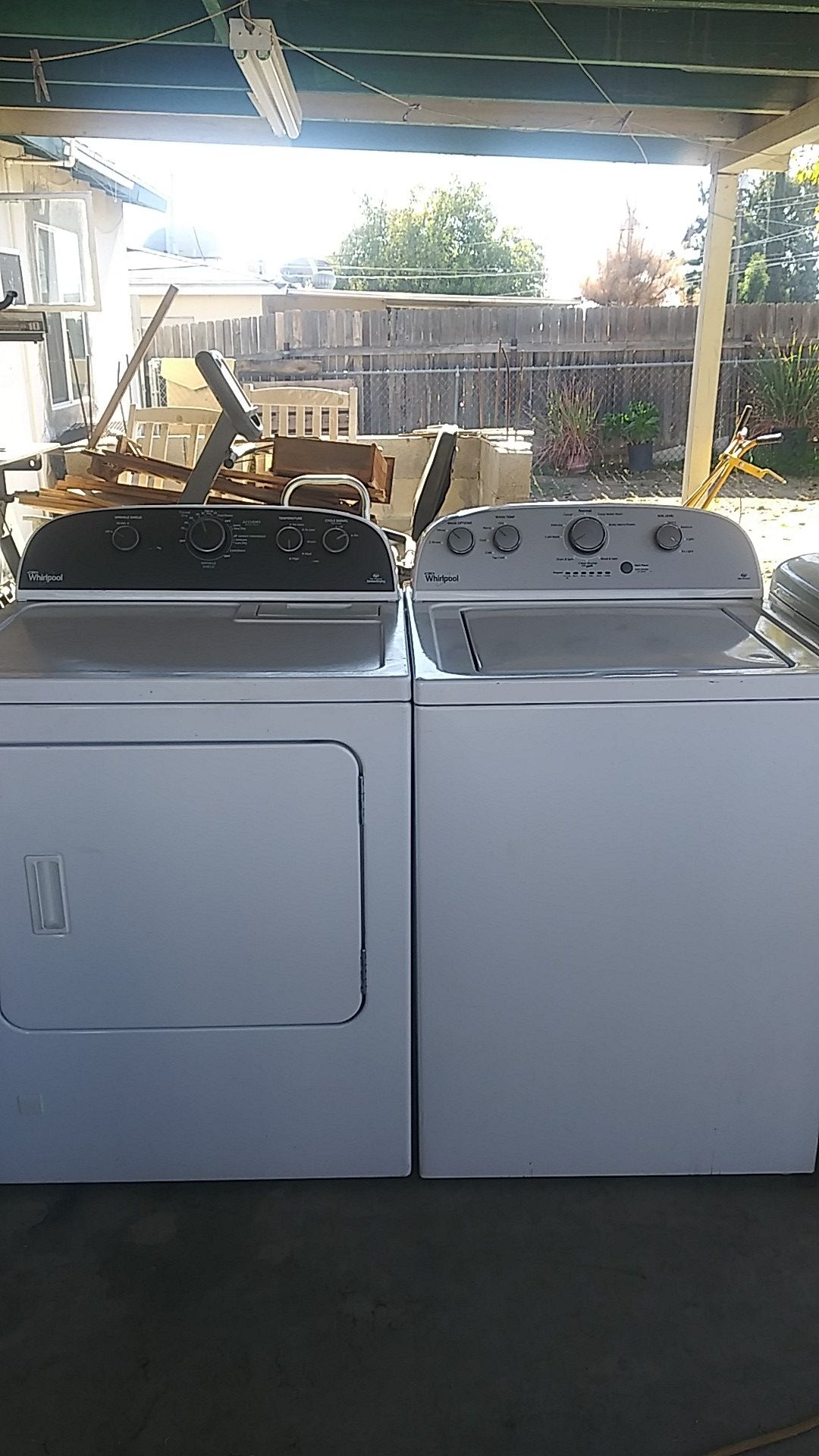 Whirlpool washer and dryer gas