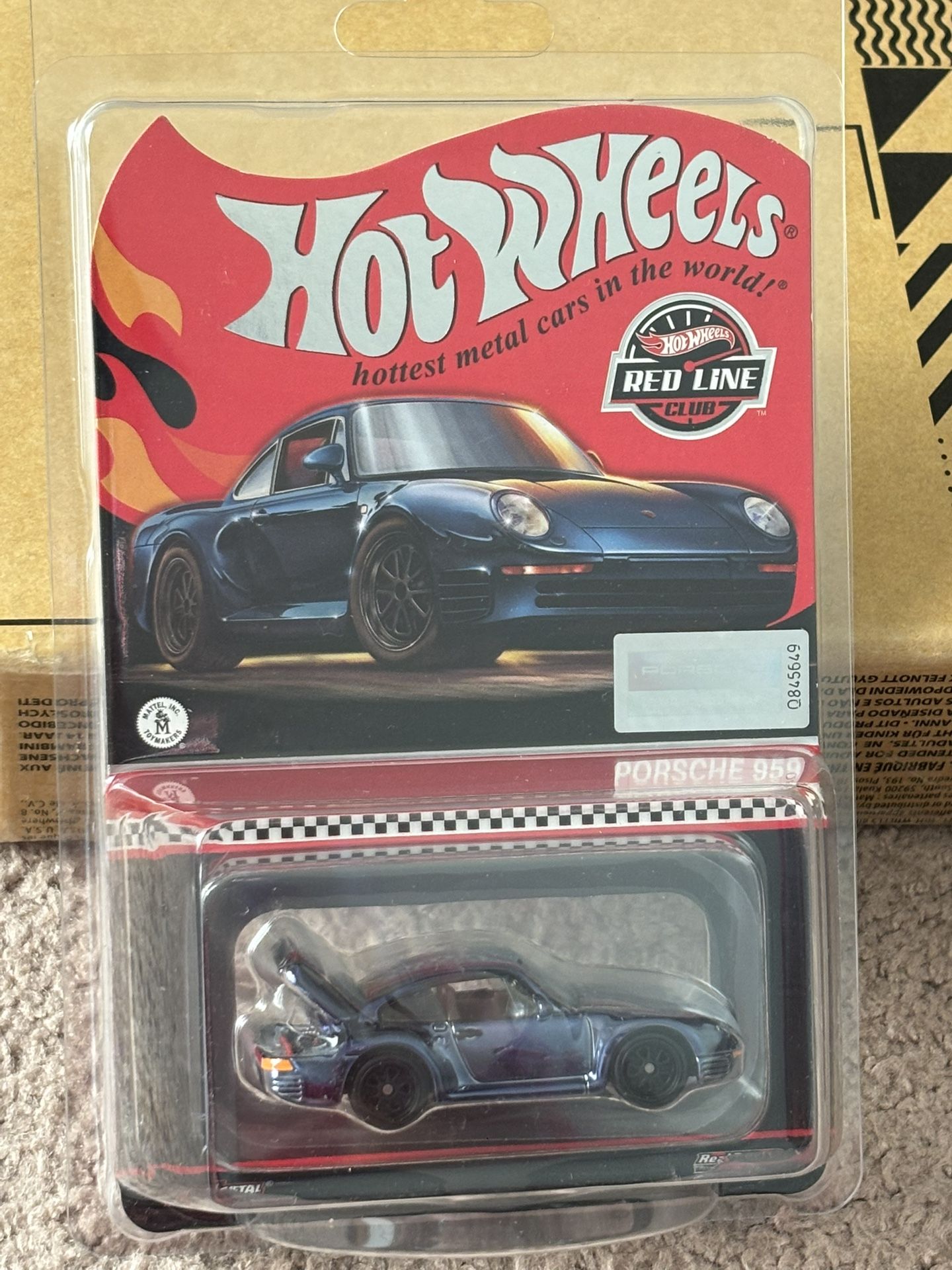 Hot Wheels RLC Porsche 959 Blue Red Line Club