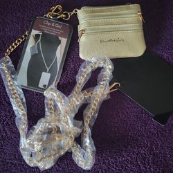 Clip & Go Chain Zippered Pouch