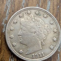 High Grade 1911 Liberty V Nickel Coin