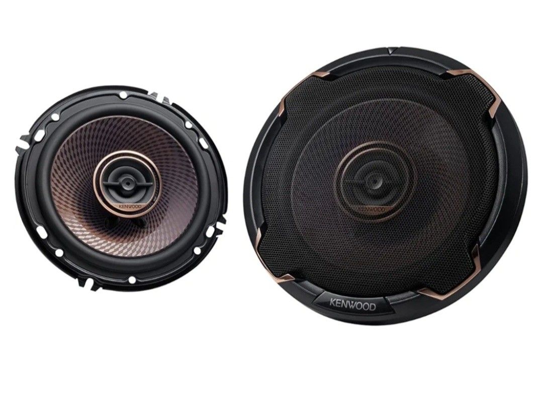 Kenwood KFC-651 Concert Series Car Speakers (Pair) - 6.5" 2-Way Speakers, 320W (100 RMS), 4-Ohm Impedance, Polypropylene Woofer & Balanced Dome Tweete