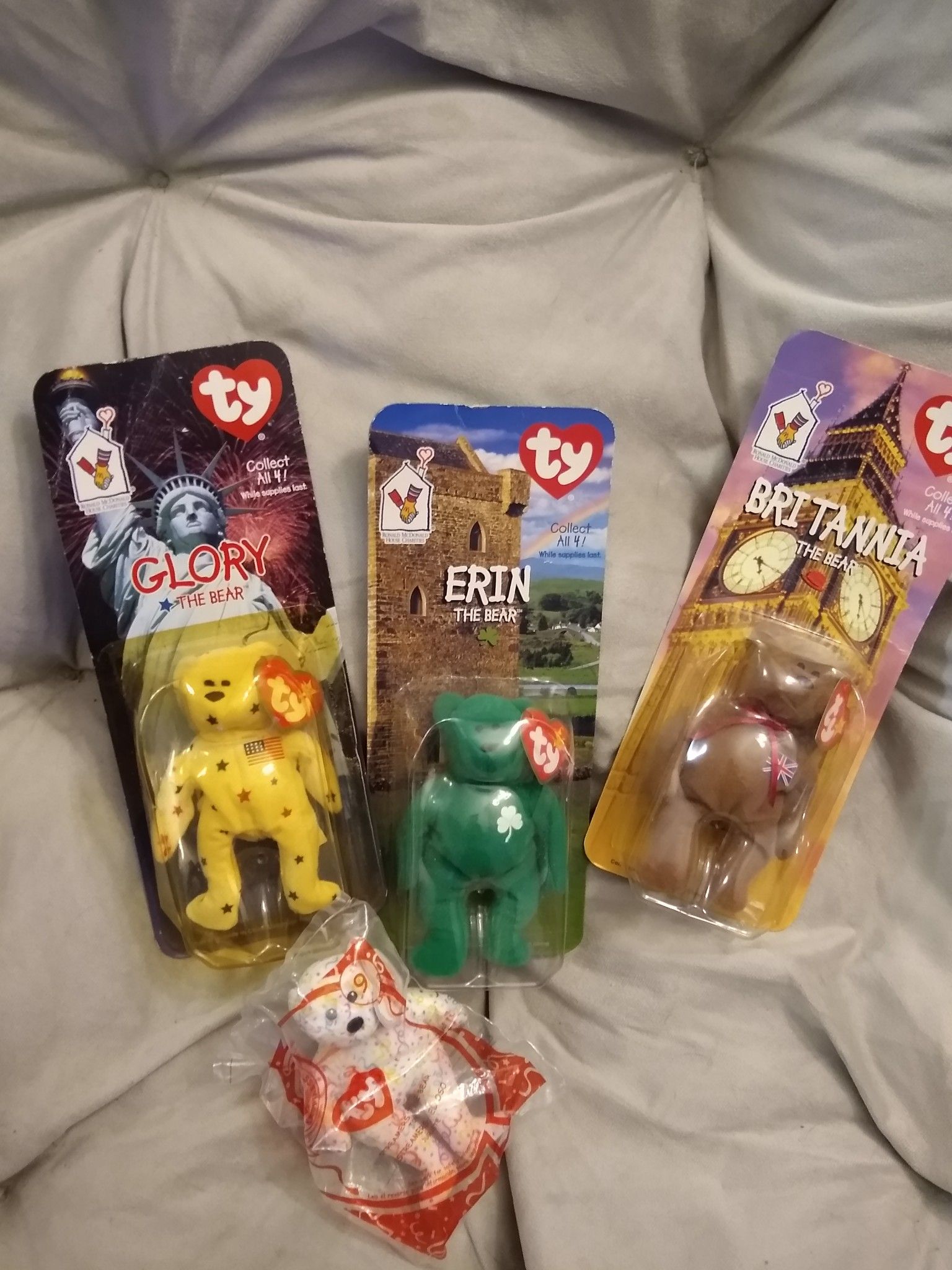 McDonald's TY Beanie Babies with Errors