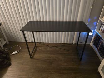 Black Metal Frame Desk