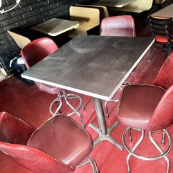 5 Sets Of Tables And 4 Chairs 