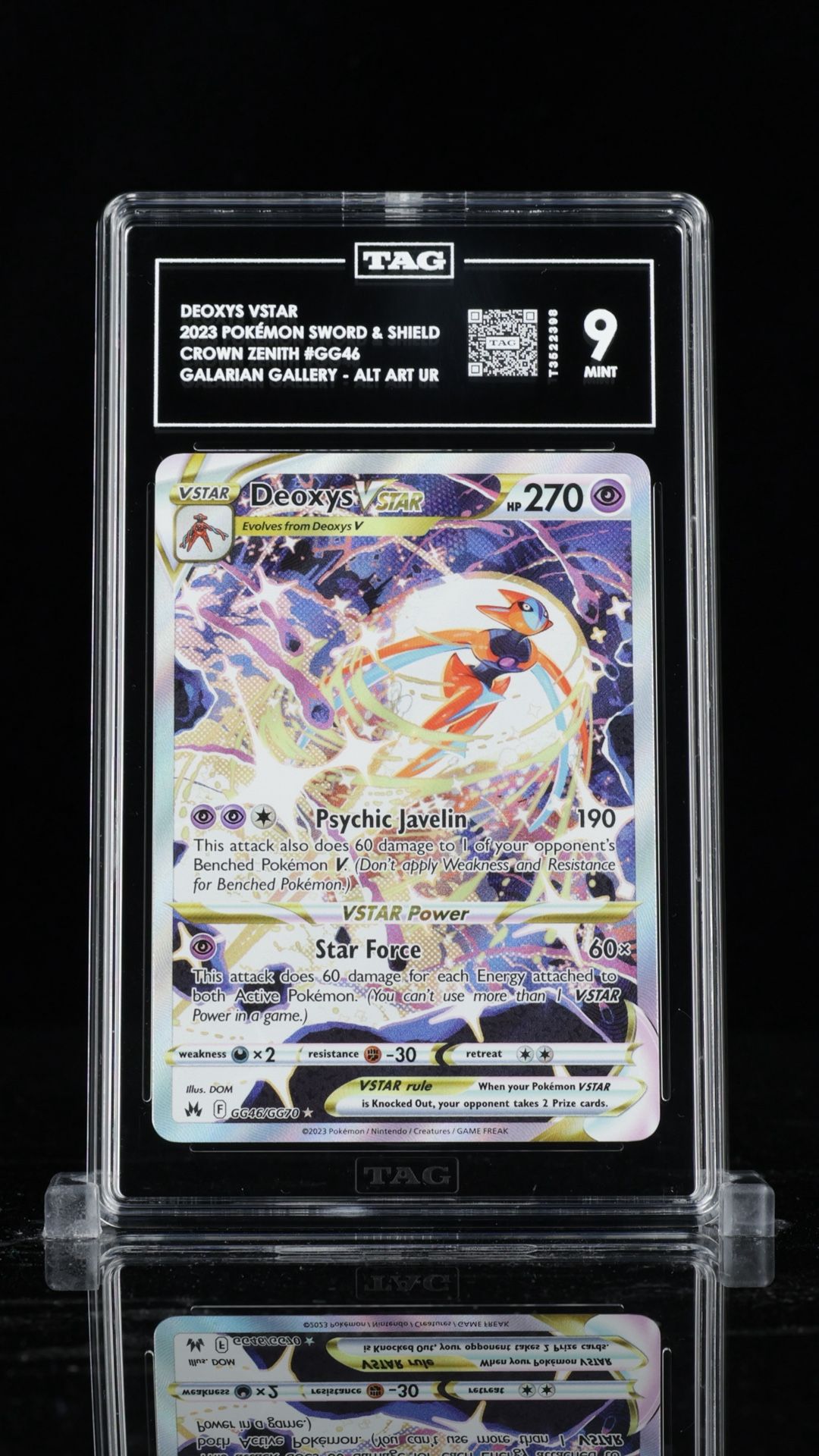 Deoxys Vstar #GG46- TAG 9
