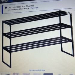 3- Tier Shoe Rack
