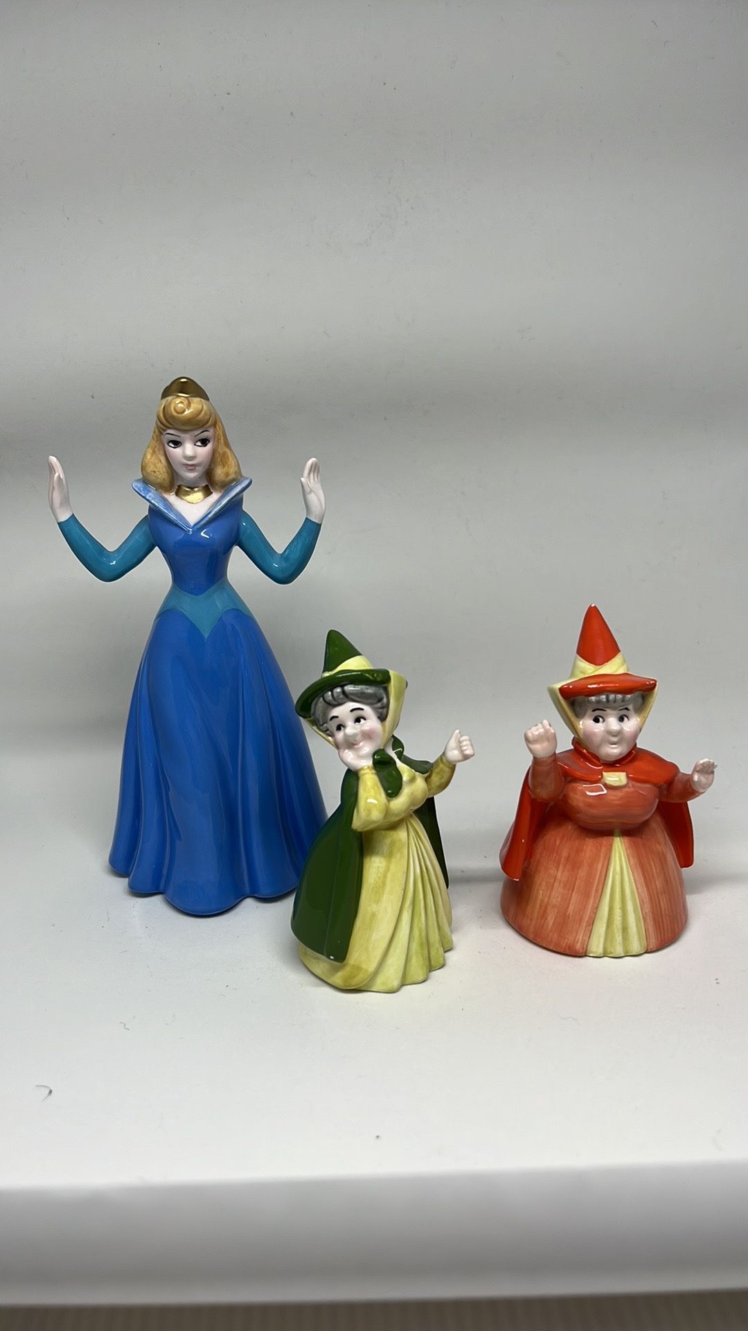 Vintage Sleeping Beauty Figurines- Almost Complete Set