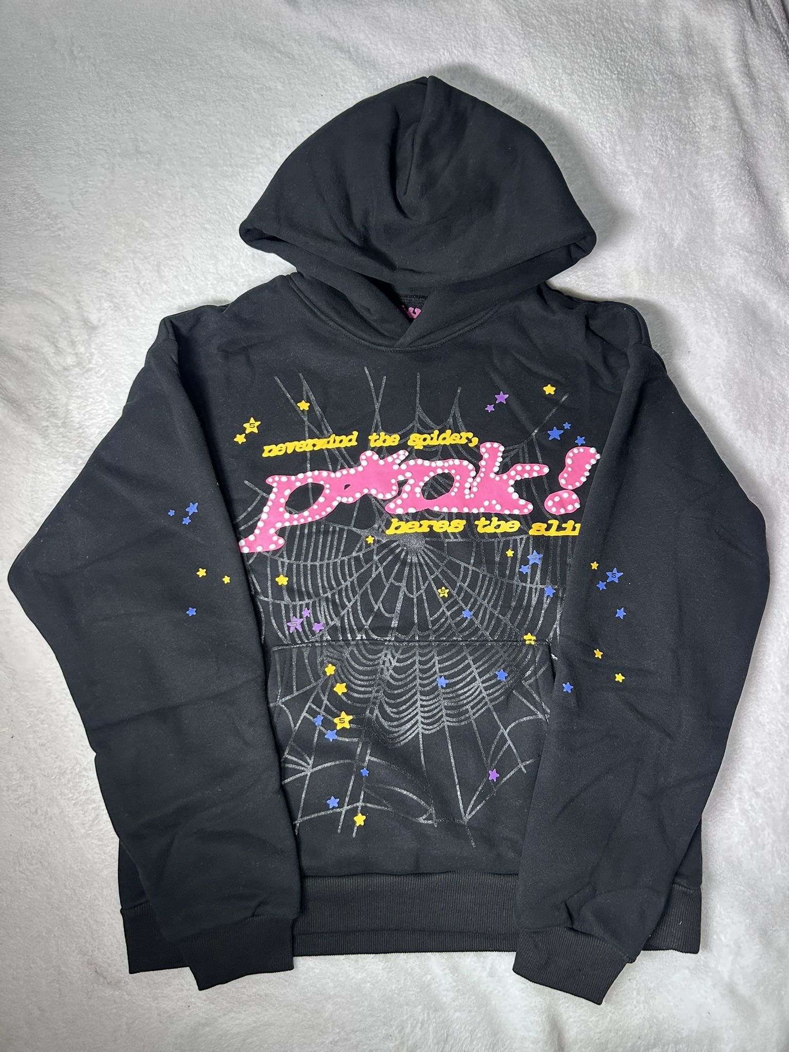 Black Spyder P*nk Hoodie Size M