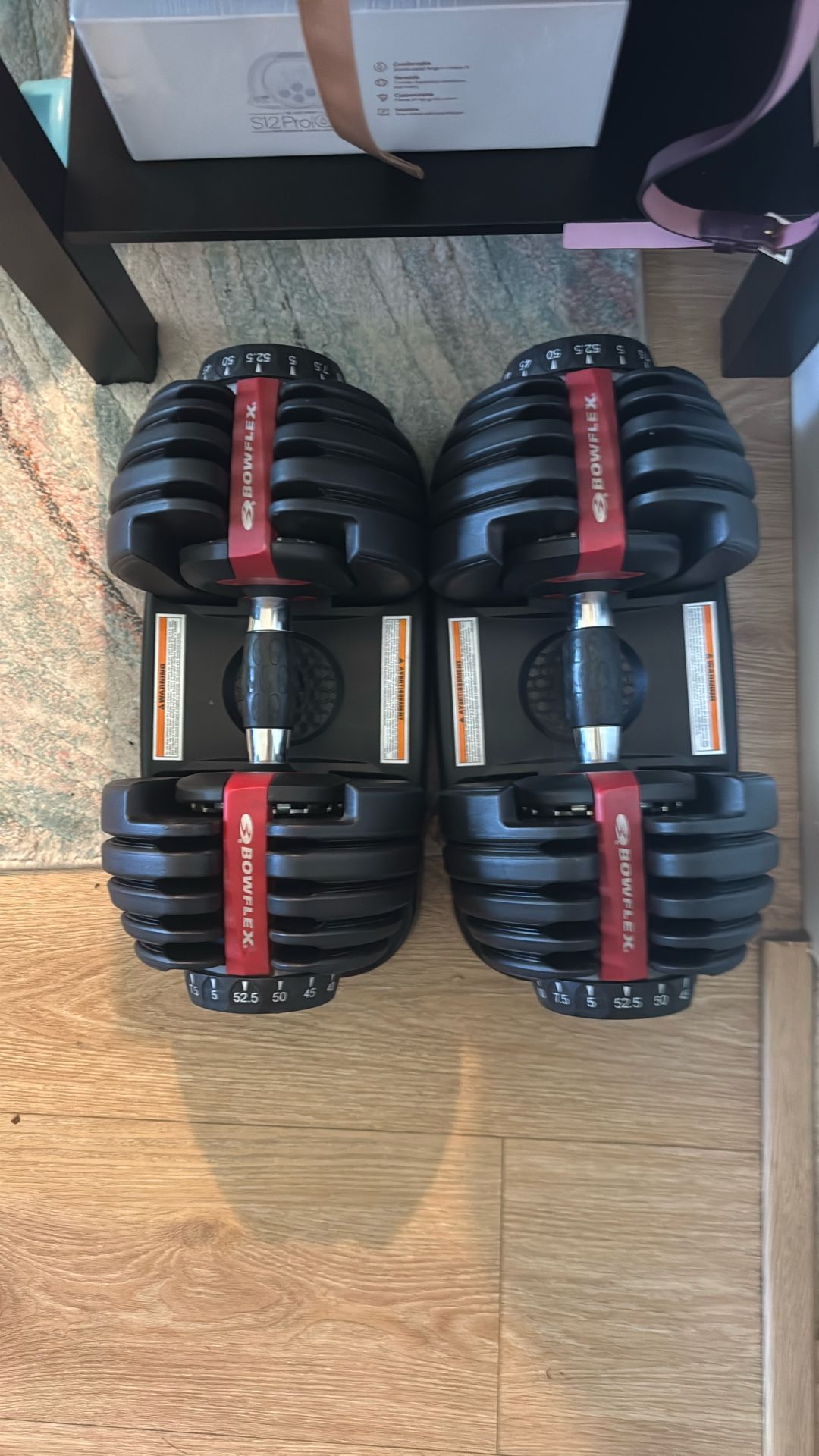 Bowflex 552 Dumbbells With Bases