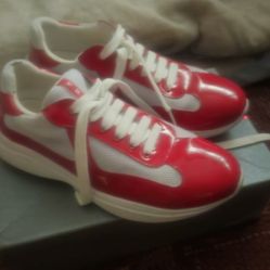 Prada American Red Cups Size 9 US
