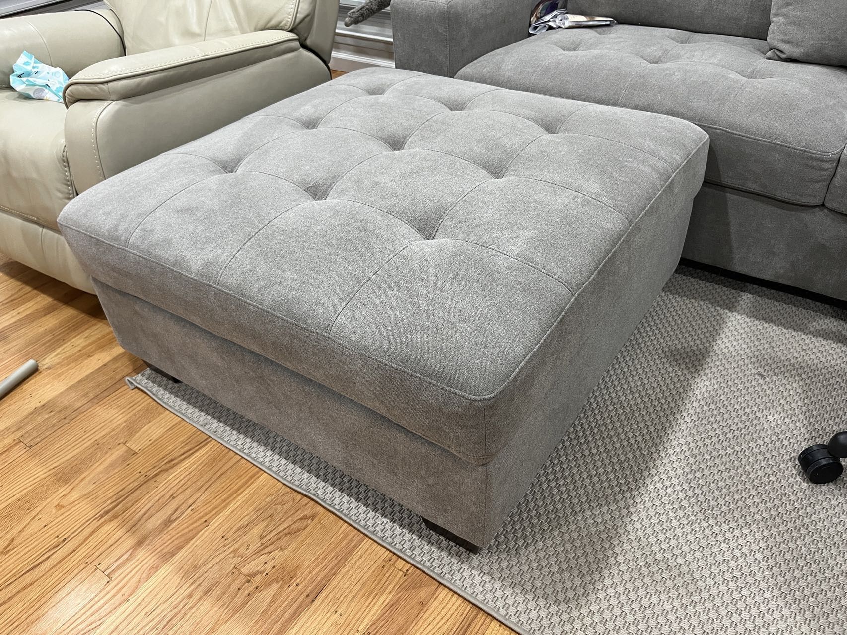 Like New Large Ottoman With Storage