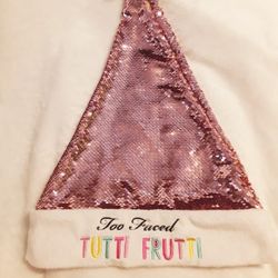 Too Faced Limited Edition Sequin Christmas Hat