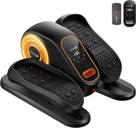 new Under Desk Elliptical Machine, Electric Leg Exerciser for Seniors, Quiet & Portable Electric Seated Eclipse Exercise Training Machine with Remote,