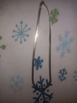 Gold Hair Bone Chain Necklace 