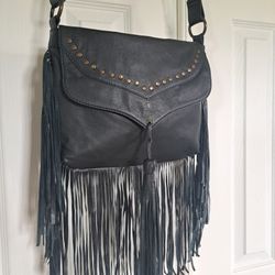 Fringe Lambskin Bag - Super Soft Leather - New