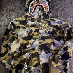Bape Camo Shark Hoodie Vegas Exclusive 