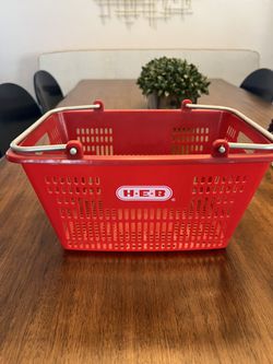 H-E-B Kids Play Food Basket - Red - Shop Dress Up & Pretend Play