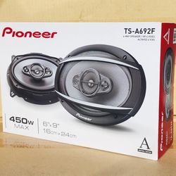 🚨 No Credit Needed 🚨 Pioneer Car Speakers TS-A692F 6"x9" Pair 4-Way Coaxial Speaker System 450 Watts 🚨 Payment Options Available 🚨 