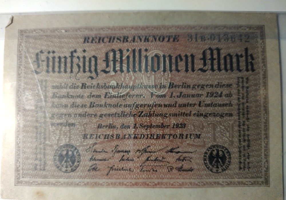 Fifty Million German Marks