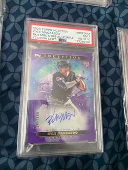 Kyle manzardo rookie card autograph signed 146/199 guardians