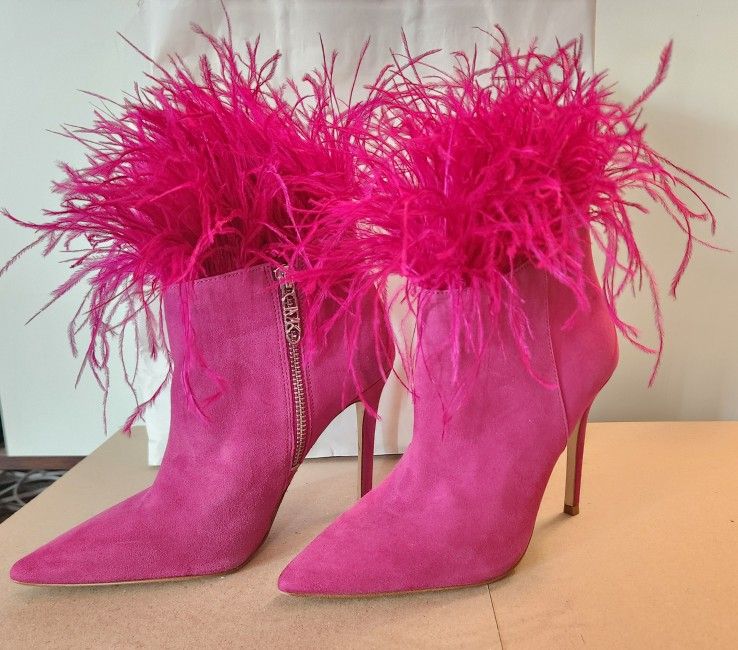 Michael KORS Suede Boots - Pink REDUCED