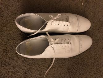 Stacy Adam white dress shoes size 11.5