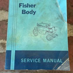 1974 GM Fisher Body Service Manual - Pre Owned Good Condition