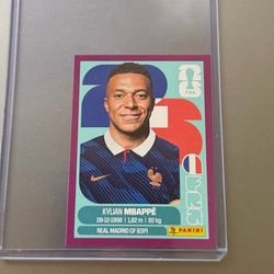 Purple Parallel Panini Stickers