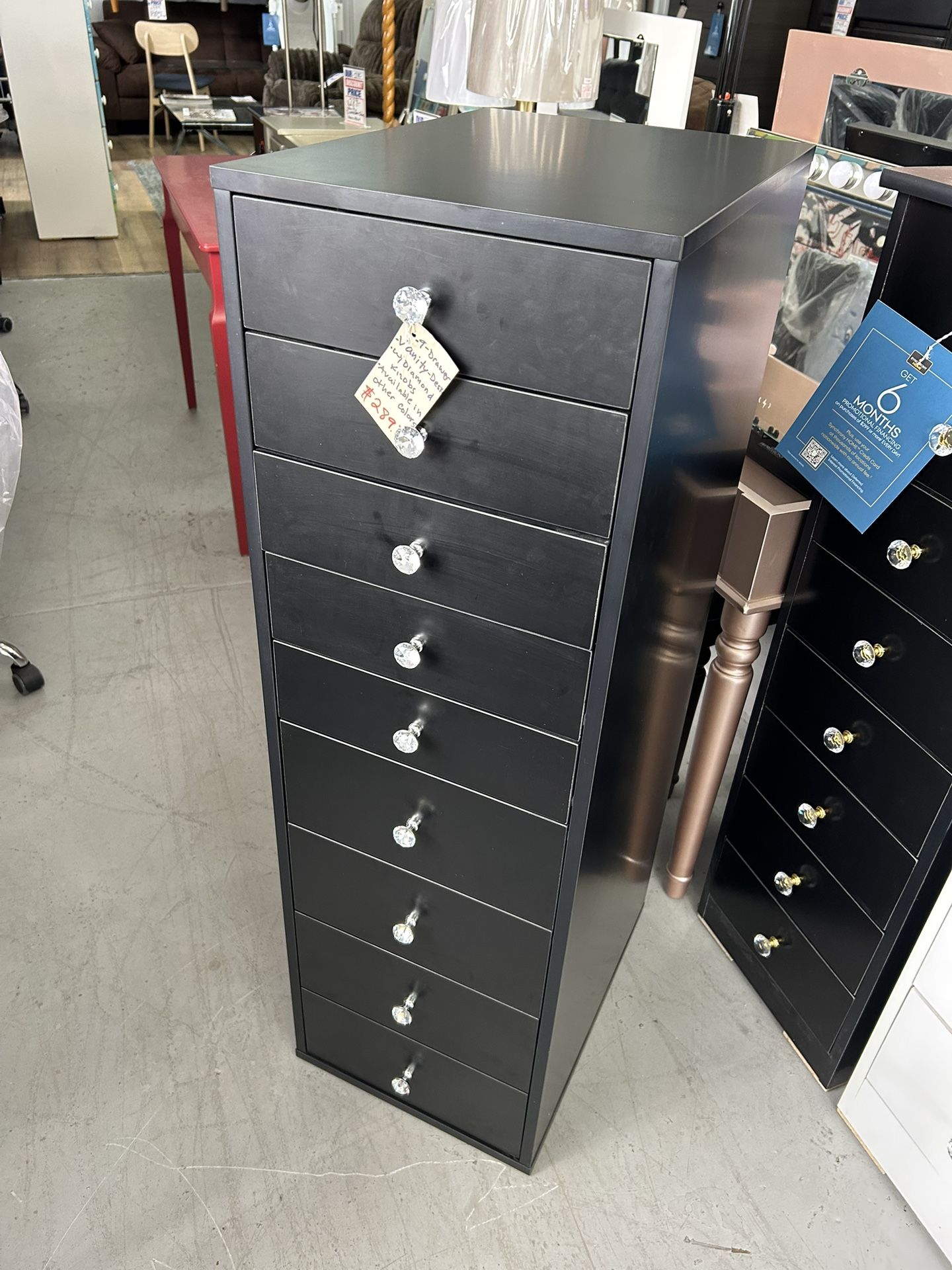 9 Drawers Vanity Storage Unit