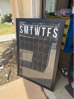 Glass Calendar
