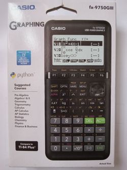 NEW Casio Graphing Calculator fx-9750GIII