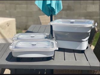 Collapsible food containers | $40