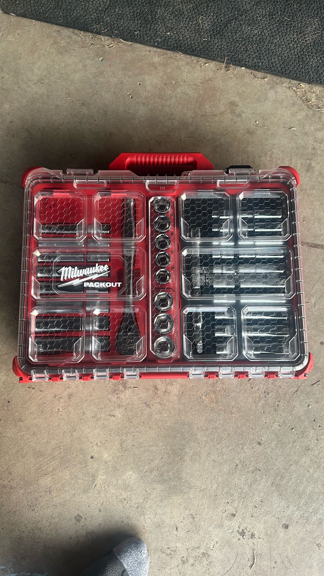 Brand New 1/2 Milwaukee Packout Ratchet Set