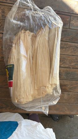 Hoja enconchadas para tamales