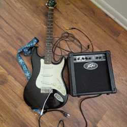 Silverstone electric guitar & amplifier