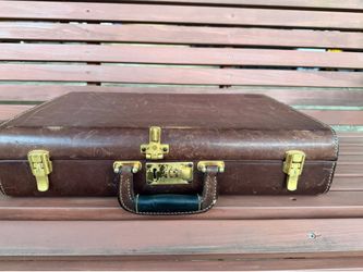 Leather attaché case