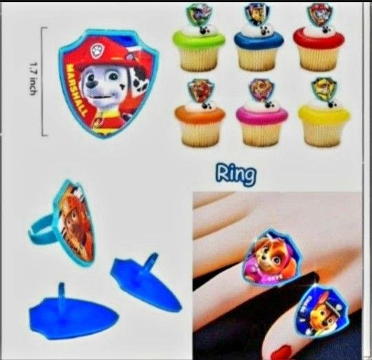 Paw Patrol Cupcake Toppers