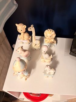 Precious Moments Birthday Train Figurines Set